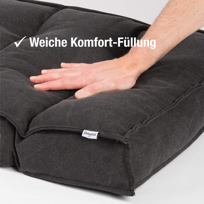 Килимок для собак JAMAXX PDB1086 (M) 65x55 см, антрацит, м'яка та зручна підстилка для собак, знімний чохол