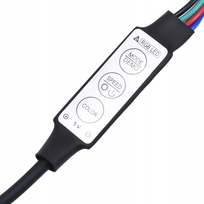 Шафа у ванну кімнату з LED-дзеркалом та RGB-підсвіткою, біла, 90x12x45 см