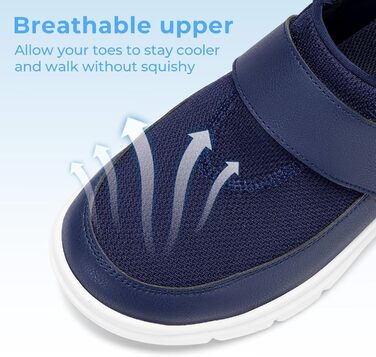 Домашні тапочки чоловічі FitVille для літніх людей з липучкою, розмір 41-50 (49/50 EU, широкі, темно-сині)