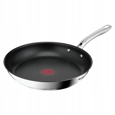 Набір сталевих сковорідок TEFAL Infinite 28/30 см, для індукційних та газових плит, з антипригарним покриттям