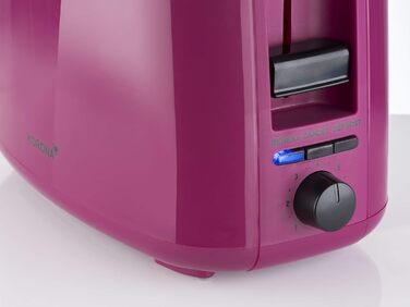 Тостер Korona 21133 зелений - 2 шматочки, 750 Вт з підставою для бургерів, функціями розморожування та підігріву