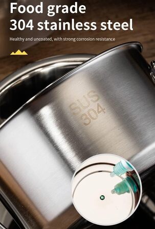 Набір кухонного посуду для кемпінгу, кухонний набір для відпочинку, каструлі та сковорідки для приготування їжі на вогнищі, містить дорожню сумку для 4-6 осіб