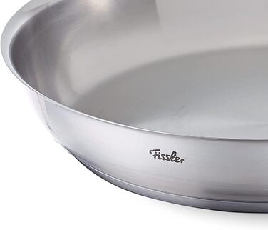 Набір сковорідок Fissler Catania з нержавіючої сталі 24 см (без покриття) та Cenit з антипригарним покриттям 28 см, для індукції
