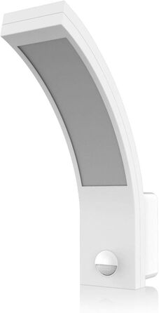 LongLife LED вулична бра з датчиком руху, 15W, IP54, нейтральне біле світло