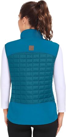 Жіноча тепла куртка Little Donkey Andy Leichte Puffer Wete для активного відпочинку: походи, біг, повсякденне носіння (XS, яскраво-блакитний)