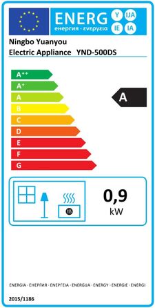 Електричний обігрівач 2000W з енергозбереженням, тихий, 3 режими, PTC кераміка, швидкий нагрів, ECO режим, пульт, таймер 12H, поворот 70°, для офісу, спальні, ванної кімнати (чорний)