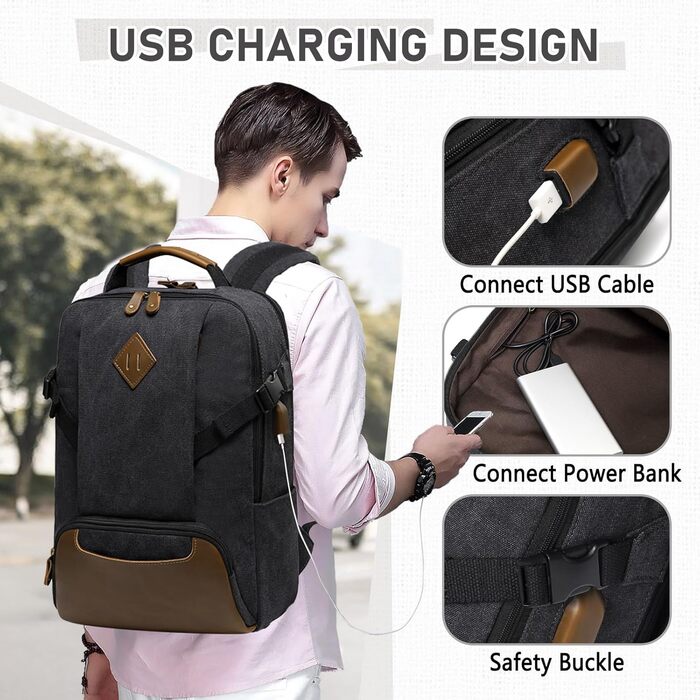 Чоловічий рюкзак для ноутбука 15.6