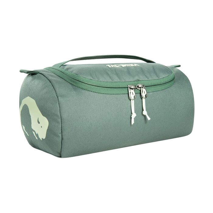 Дорожня косметичка Tatonka Care Barrel з дзеркалом та відділеннями, Sage Green, 3 л