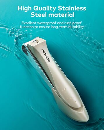 Набір для манікюру Mr. Green 3шт: кусачки, пилка, кусачки з захистом від бризок та кейс, професійний набір для чоловіків та жінок