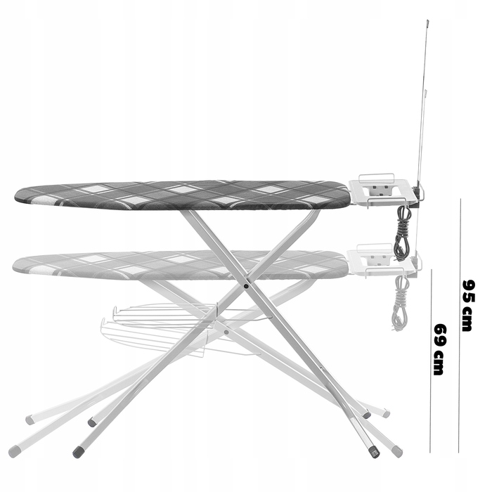 Прасьольна дошка стандартна Kadax, 120 см x 38 см