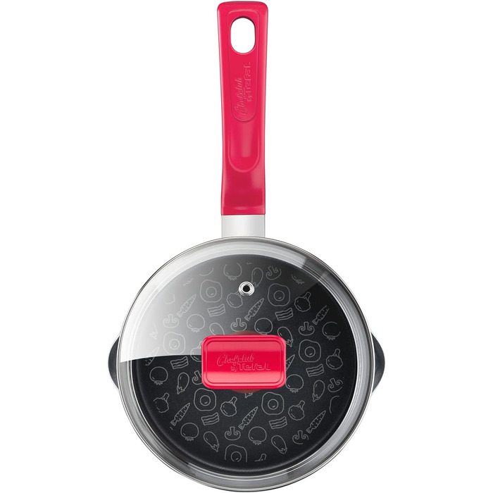 Каструля Tefal Chefclub Brat 16 см з антипригарним покриттям Titanium, індукційна, з термоіндикатором (зелена)