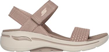 Сандалі жіночі Skechers Go Walk Arch Fit - Polished Sand, 40 EU, коричневі