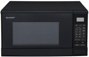 Мікрохвильова піч Sharp R-270BK Solo, 20 л, 800 Вт, чорна
