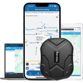 GPS трекер для авто TKMARS 4G, магнітний, акумулятор 20000 мА·г, водонепроникний IP67, велика дальність, без підписки, декілька режимів сигналізації, безкоштовний додаток