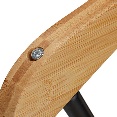 Relaxdays Butler for Men, Bamboo & Metal