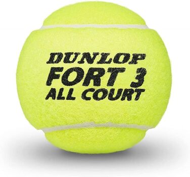 Dunlop Fort All Court Tennis Balls - Tripack (9 Balls / 3 Sets)