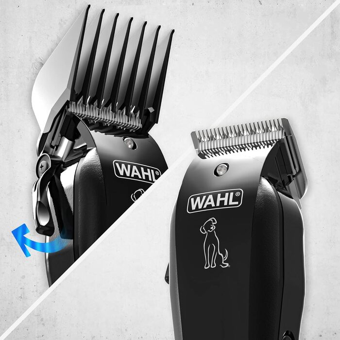 Машинка для стрижки собак Wahl, набір для догляду за шерстю Multi-Cut, для собак та котів, тиха, легка, з лезами з вуглецевої сталі