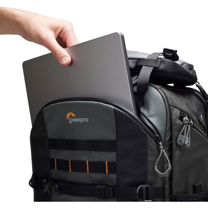 Сумка-рюкзак для фотообладнання Lowepro Pro Trekker LP37268-GRL (BP 650 AW II), чорно-сіра, з відділом для ноутбука 15