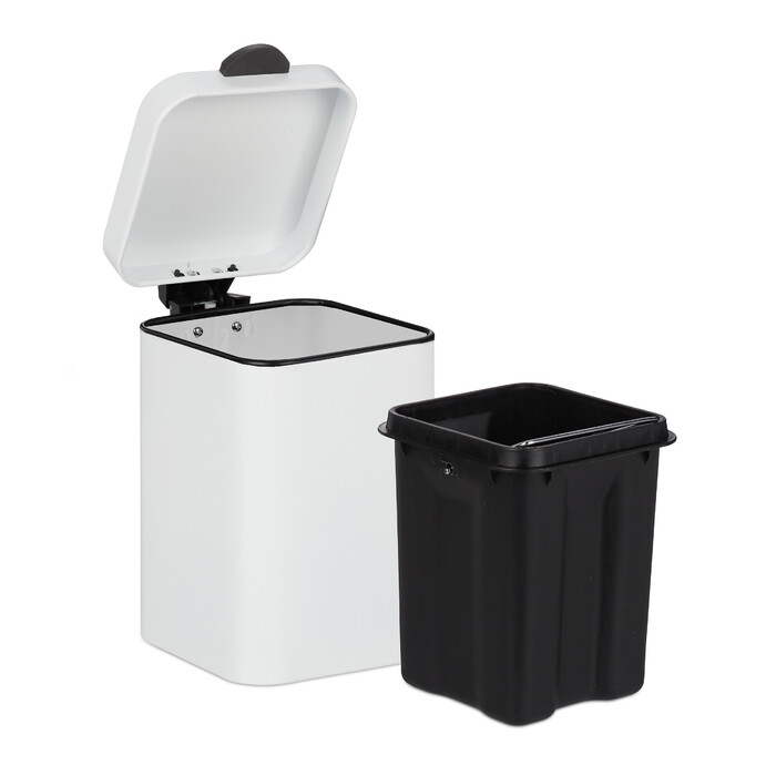 Relaxdays Cosmetic Containers Wall Mounting 6 Liter