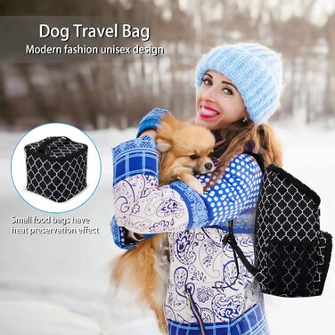 BAGLHER Рюкзак для собак, переноска для подорожей, чорний - Classic