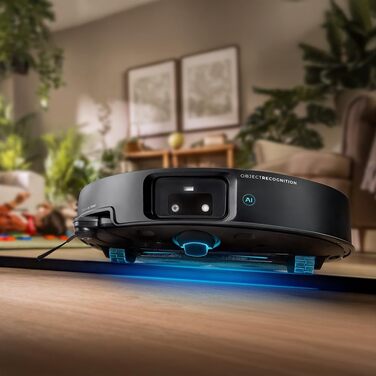 Робот-пилосос та робот-мийник Cecotec Conga X100 з автопорожненням та керуванням через додаток. Лазерна навігація, інтелектуальне картографування, 15000Pa, 240 хв роботи, знімні мікрофібри, станція з 3 резервуарами