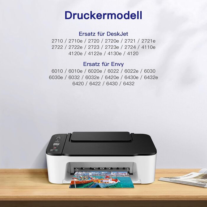 Комплект картриджів VVQV 305 XL (чорний та кольоровий) для принтерів HP DeskJet 2700, 2800, 4100, 4200 та HP Envy 6000, 6400 (2 шт.)