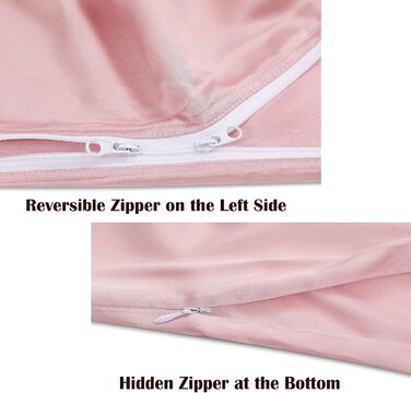 Cozysilk Tencel Lyocell Sleeping Bag Liner with Zipper – 100% Austrian Lenzing AG Tencel – soft, silky, smooth sleeping bag for adults – travel towel for hotel/backpacking travel, includes a pure silk sleep mask.