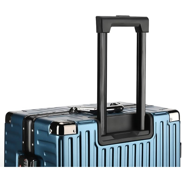 Валіза It'Go Aluiniu Rahen Koffer: велика, жорстка, на 4 колесах, для подорожей (блакитна, L)