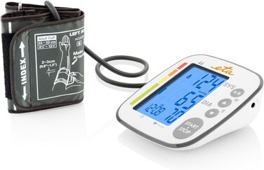 Тонометр на плече ETA для 2 осіб, пам'ять 2x250 записів