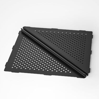 Поличка для душу Eck з нержавіючої сталі 304, стелаж для ванної кімнати з сітчастою конструкцією для плитки, вбудована поличка для ремонту ванної кімнати (щітка, 254 мм - 2 шт.) (305 мм - 2, чорний)