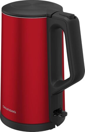 Електричний чайник Grundig WK 8340 з нержавіючої сталі, 1.7 л, прихований нагрівальний елемент, індикатор рівня води, колір Rose Gold (2024)