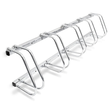 Relaxdays Bicycle Stand for 5 Bicycles, Steel, 130cm