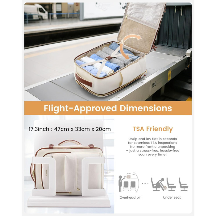 Рюкзак для ручної поклажі OVEVOOK: 40 л, для ноутбука 17.3