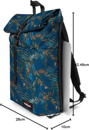Рюкзак Eastpak UP ROLL 23 л, чорний (Brize Filter Navy), міський водостійкий