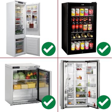 Universal Refrigerator Freezer Shelf Rack (white, 3 pack)