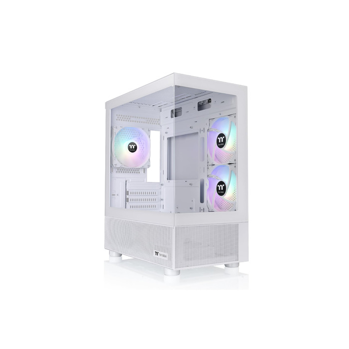 Корпус ПК Thermaltake View 170 TG ARGB Snow Micro-Tower (M-ATX) з темперованим склом, 3 вентилятори ARGB, підтримка водяного охолодження 240/280мм