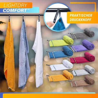 Спортивне рушник LightDry® Original з мікрофібри - для подорожей, у рюкзак, для басейну та фітнесу - швидковисихаюче, антибактеріальне (60 x 30 см, Petrol)