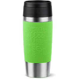 Термокружка Emsa N20202 Travel Mug Classic, 0.36 л, нержавіюча сталь, 4 години гаряче, 8 годин холодне, герметична, для подорожей