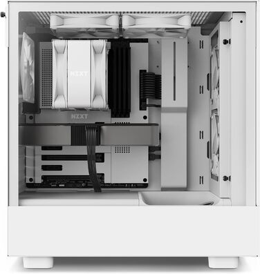 Охолоджувач CPU NZXT T120 - білий, 120мм, 4 теплові трубки, сумісний з Intel/AMD