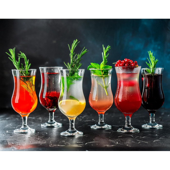 Набір склянок Krosno для коктейлів та напоїв (6 шт, 420мл)