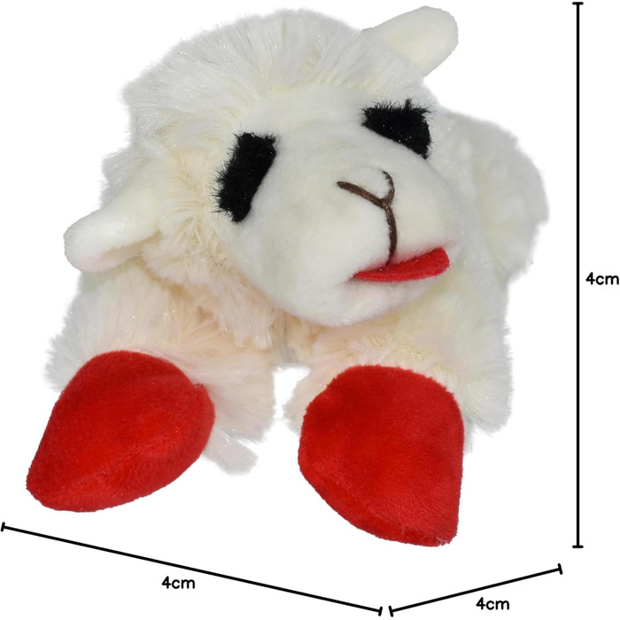 Іграшка для собак Multipet Lamb Chop Jumbo, плюшева, 61 см, офіційна ліцензія, біла