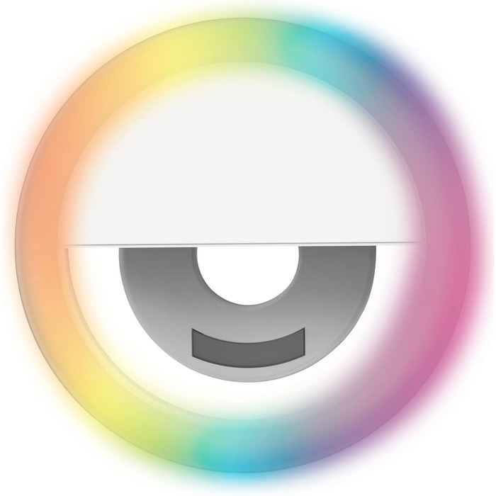 DIGIPOWER 11' кільцева лампа для макіяжу, YouTube, TikTok та Vlogging, регульована висота (58-168 см), 3 режими освітлення, 10 рівнів яскравості, тримач для телефону (iOS/Android), складана