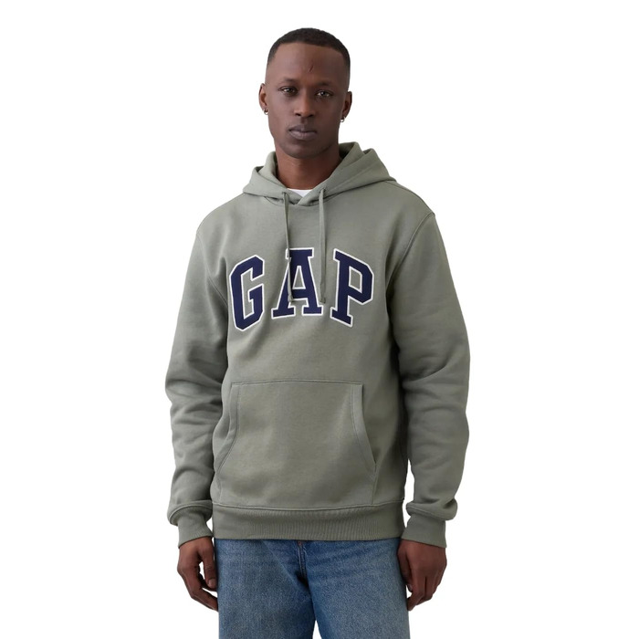 Чоловічий худі Gap з логотипом Heritage, колір Mesculen Green V2, розмір XL