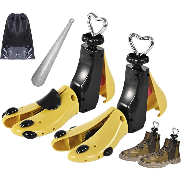 JJDPARTS Shoe Stretchers for Women, Men, Boot Stretchers for Women, Adjustable, Unisex, Wide Feet, Red