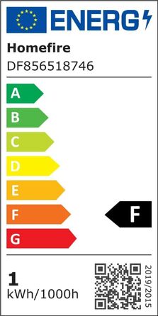 LED настільна лампа Homefire з акумулятором, диммуванням та USB-C зарядкою. Чорна металева лампа з акрилом, сенсорне керування, 1800K-6500K, з функцією пам'яті для дому