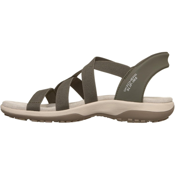 Сандалі жіночі Skechers Reggae Slim Stretch Flex Slip-Ins Olive Knit Gore (38 EU) - Зручні та стильні