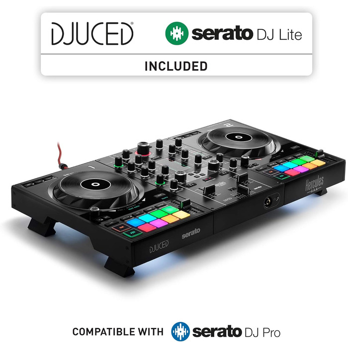 DJ контролер Hercules DJControl Inpulse 500 - 2-Deck USB контролер для Serato DJ Lite та DJUCED