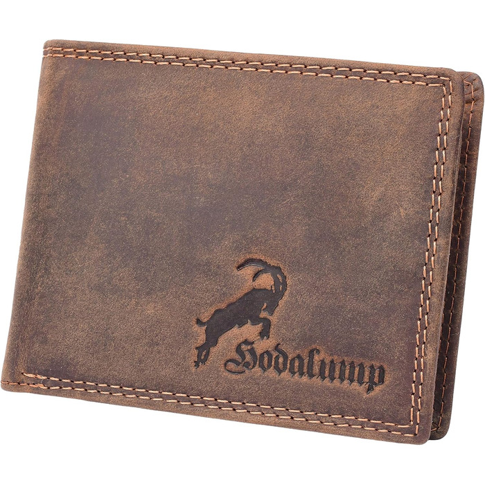 Hodalump Genuine Leather Wallet • Wallet for Women and Men with RFID Protection • Cardholder with Coin Pocket