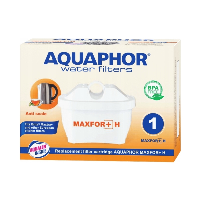 Смінні фільтри Aquaphor Maxfor+ H для жорсткої води до фільтруючого глека, 6 шт.