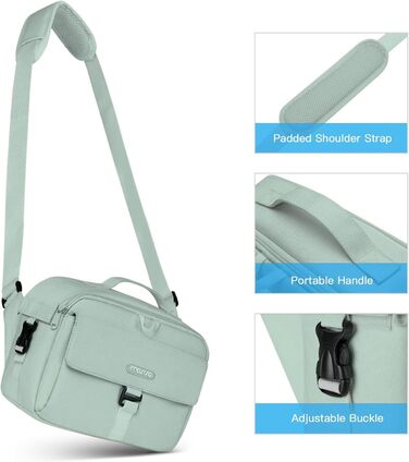 MOSISO Сумка на плічо для камери, Crossbody, DSLR/SLR/Беззеркальна, з підкладкою, для Canon/Nikon/Sony, зелена